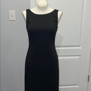 White House Black Market black long dress size 4